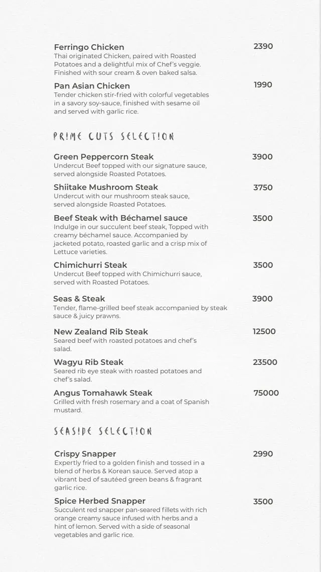 Klay menu, page 6