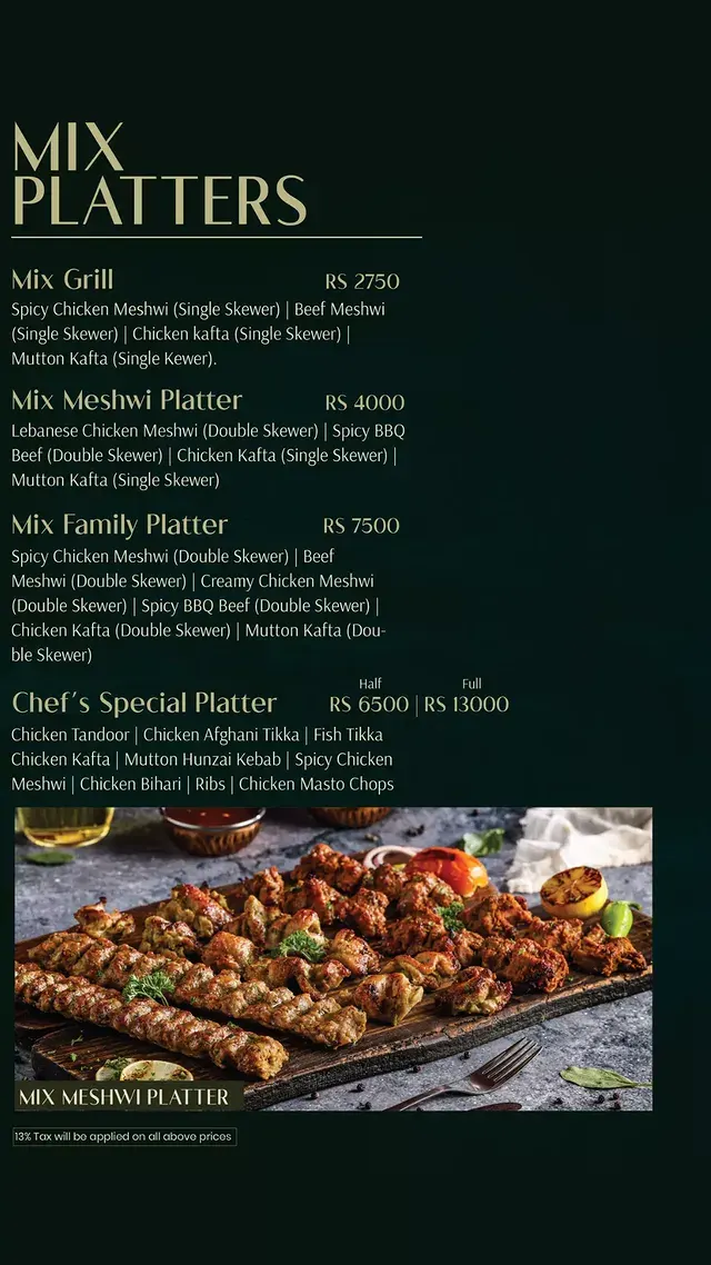 Mandi House menu, page 6