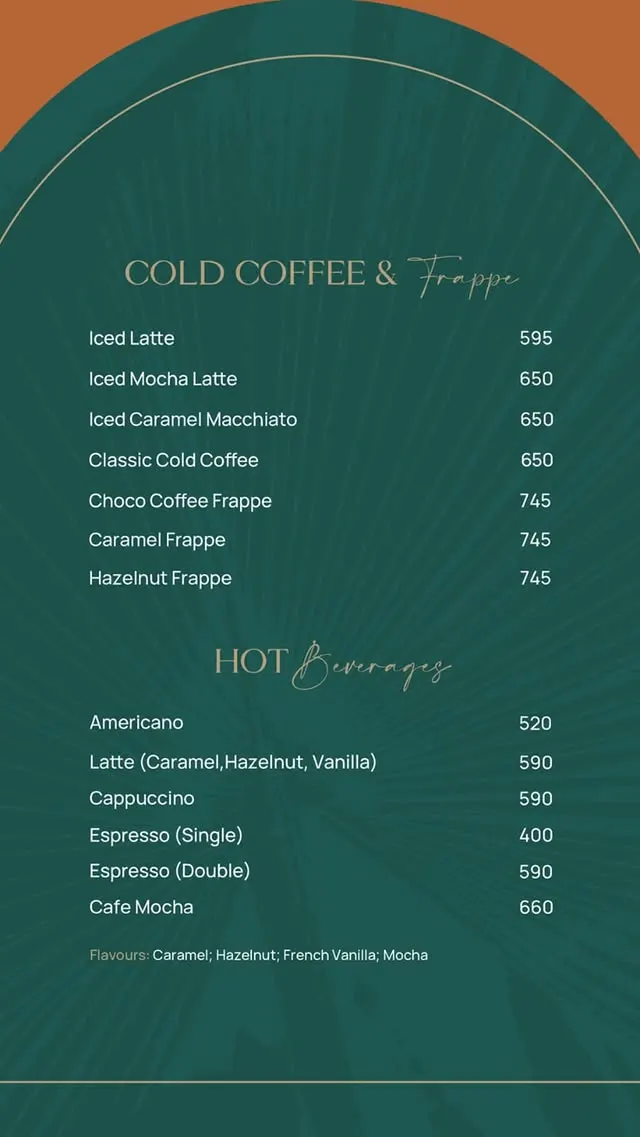 Mizaaj Restaurant menu, page 10