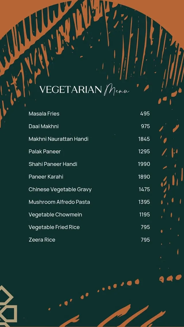 Mizaaj Restaurant menu, page 8