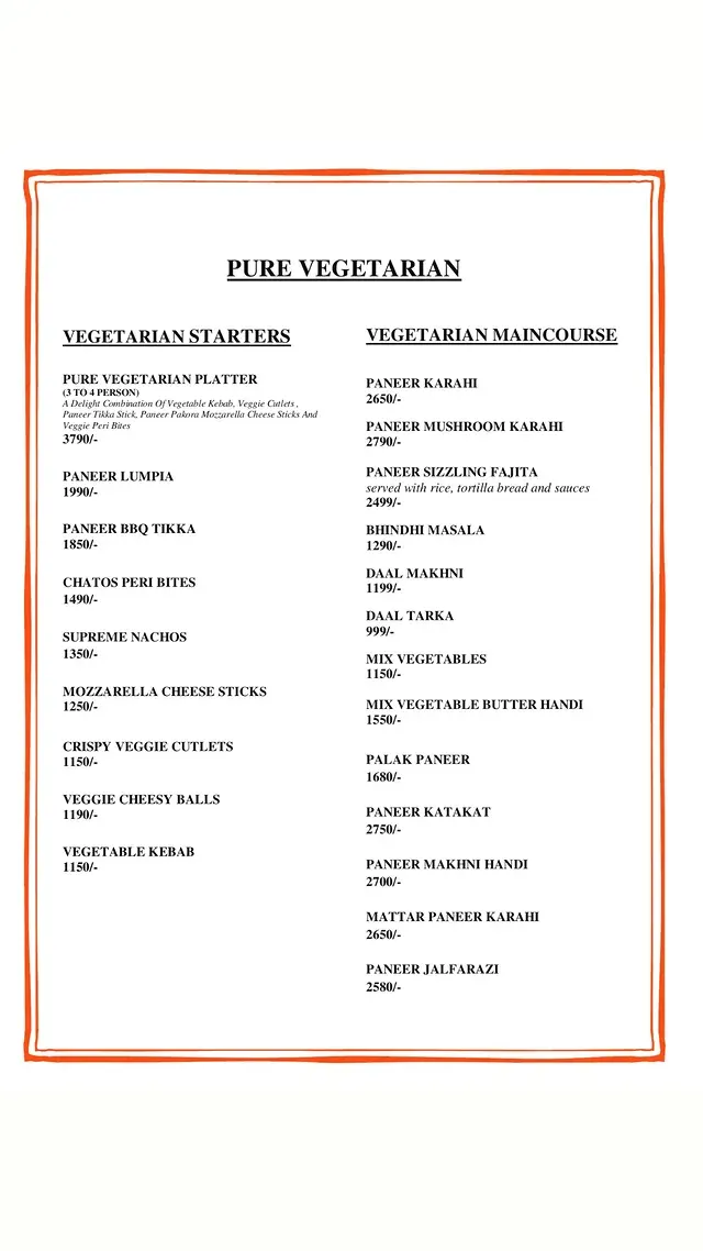 Pranzo menu, page 2