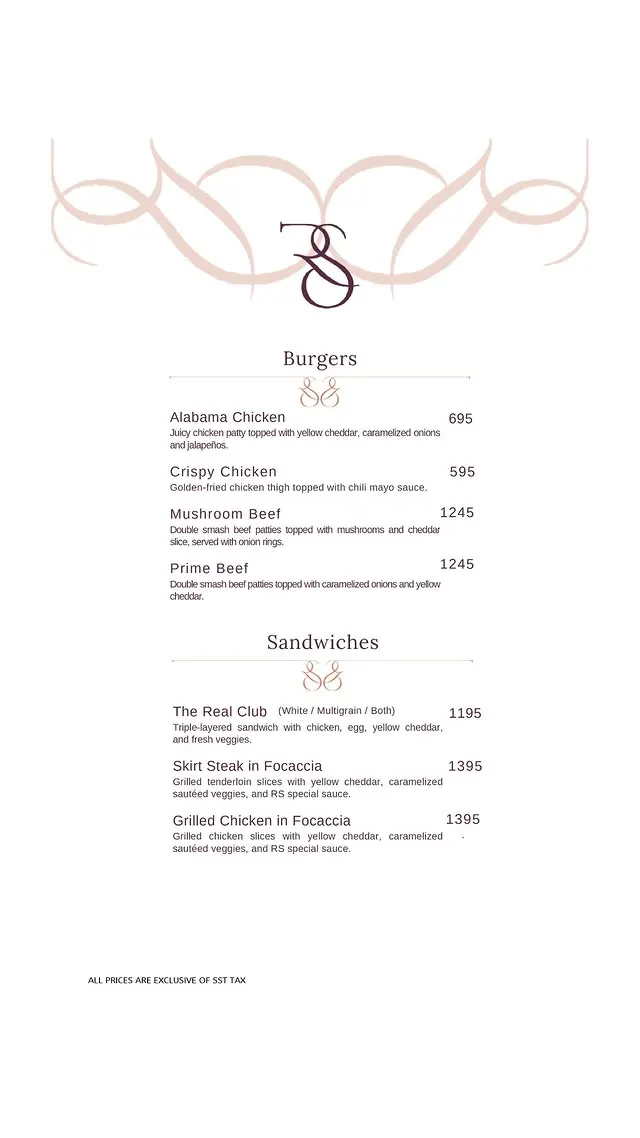 Real Spice - Tariq Road menu, page 3
