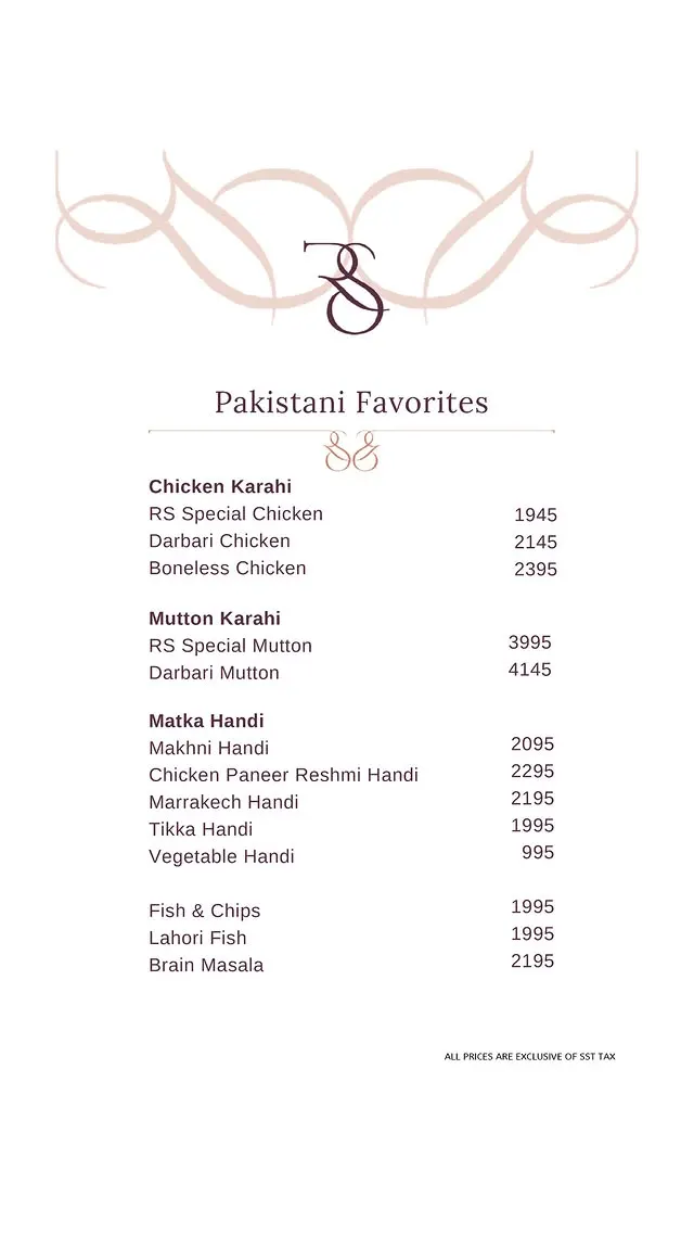 Real Spice - Tariq Road menu, page 6