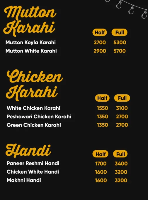 Roof Yard menu, page 2