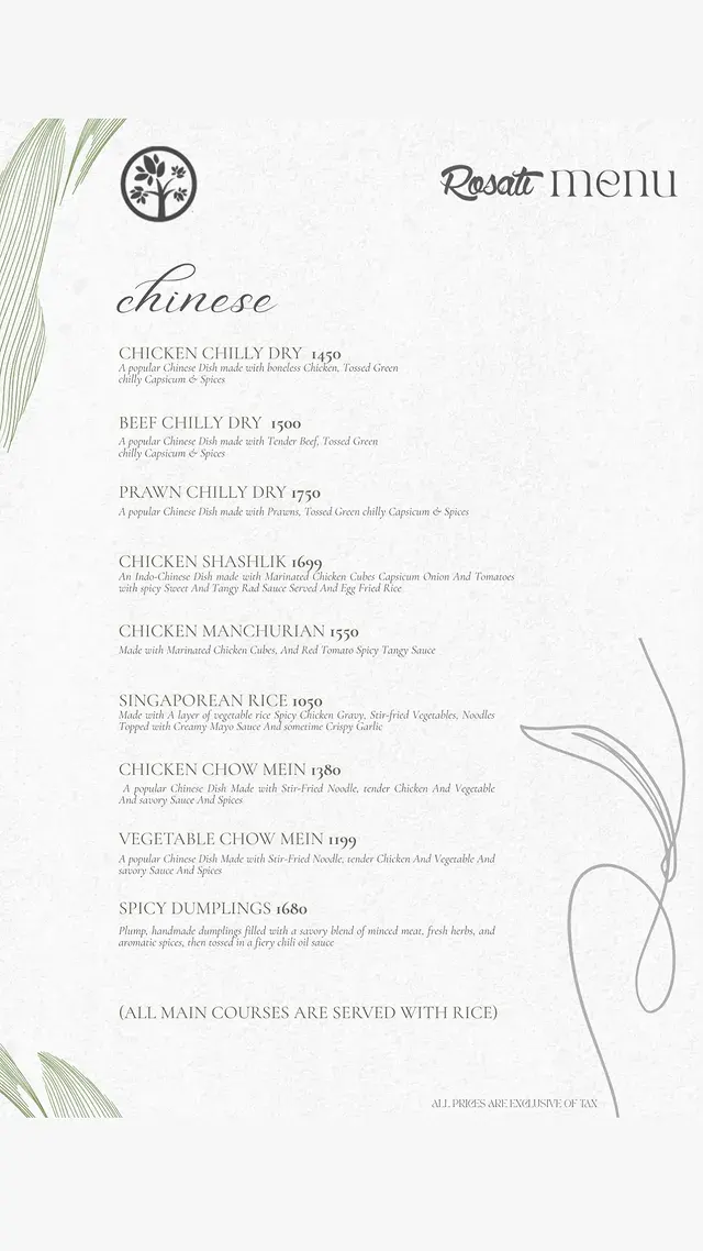 Rosati Bistro menu, page 6