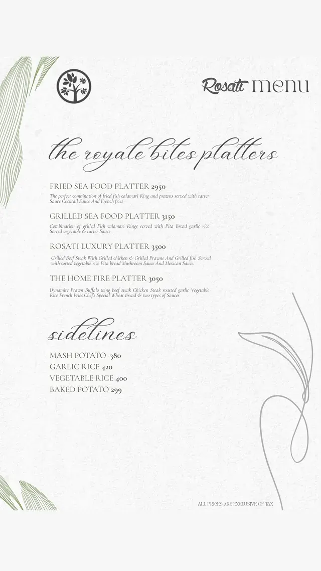 Rosati Bistro menu, page 7
