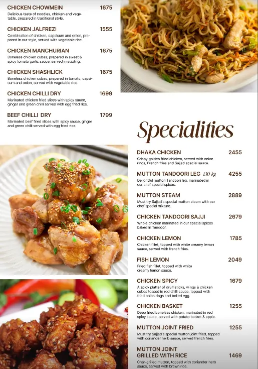 Sajjad Restaurant menu, page 5
