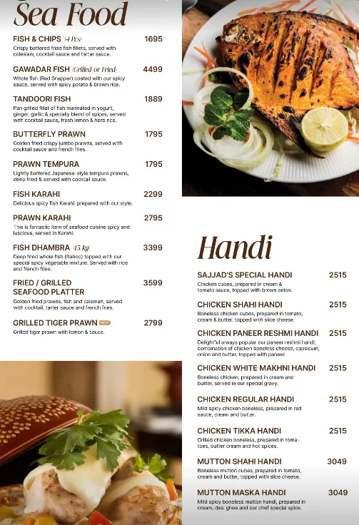 Sajjad Restaurant menu, page 6