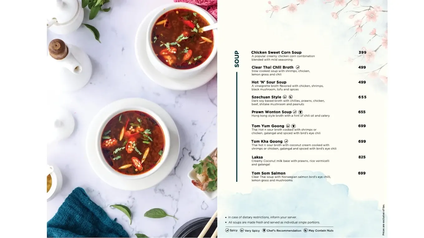 TAO - Pan Asian menu, page 3