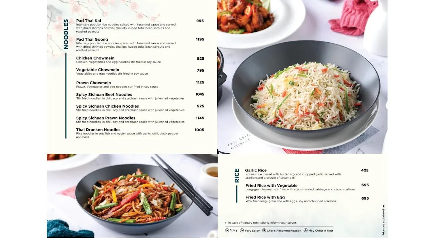 TAO - Pan Asian menu, page 4