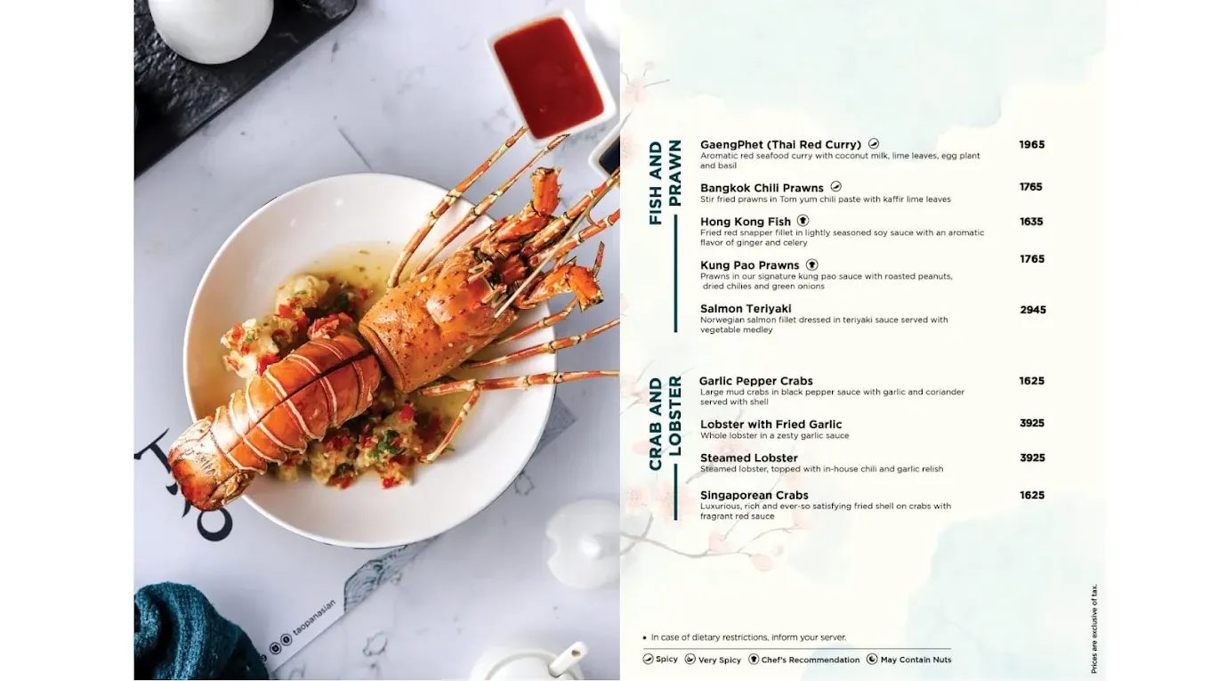TAO - Pan Asian menu, page 6