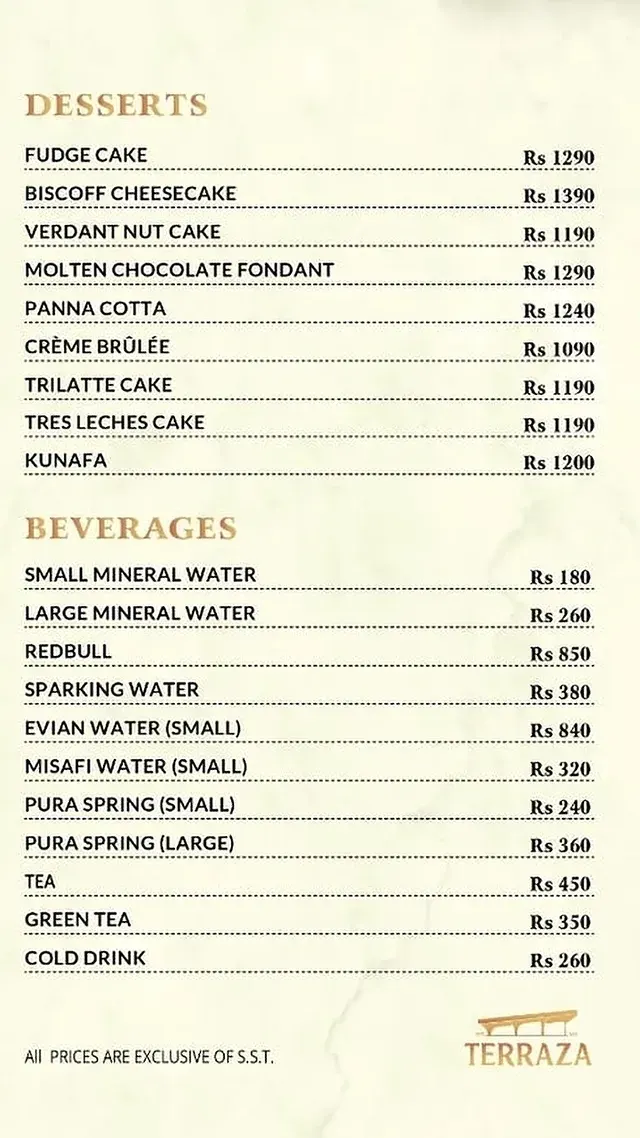 terraza menu, page 10