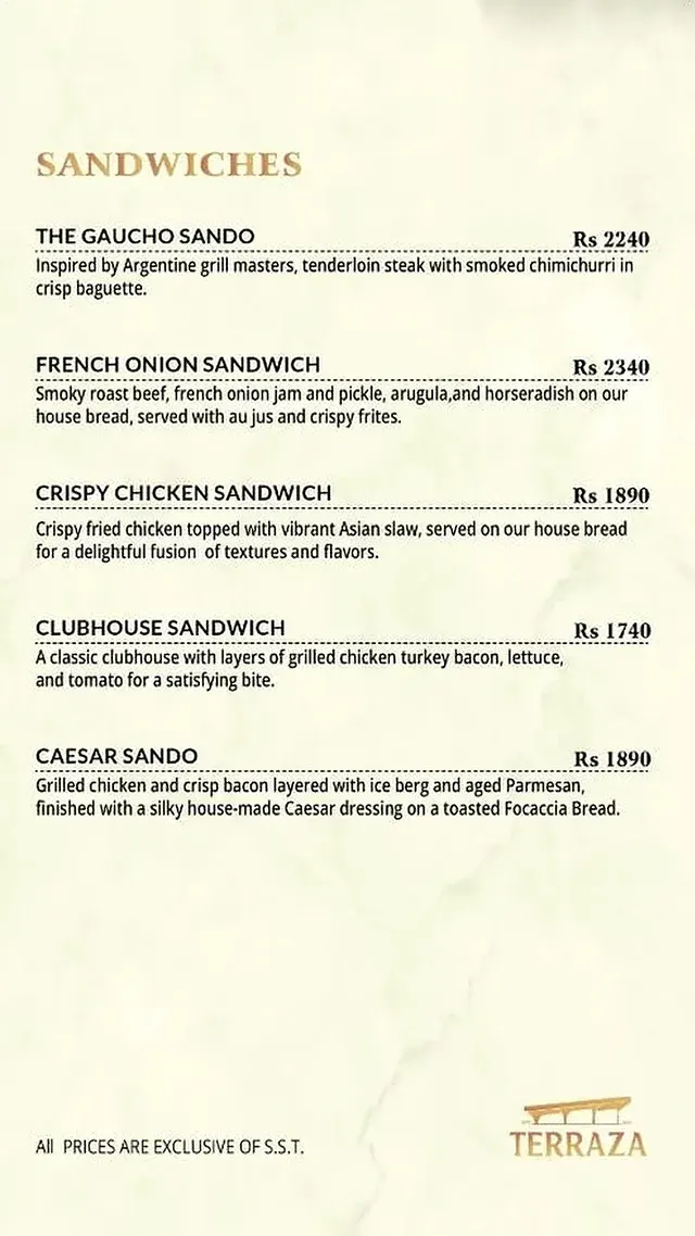 terraza menu, page 3