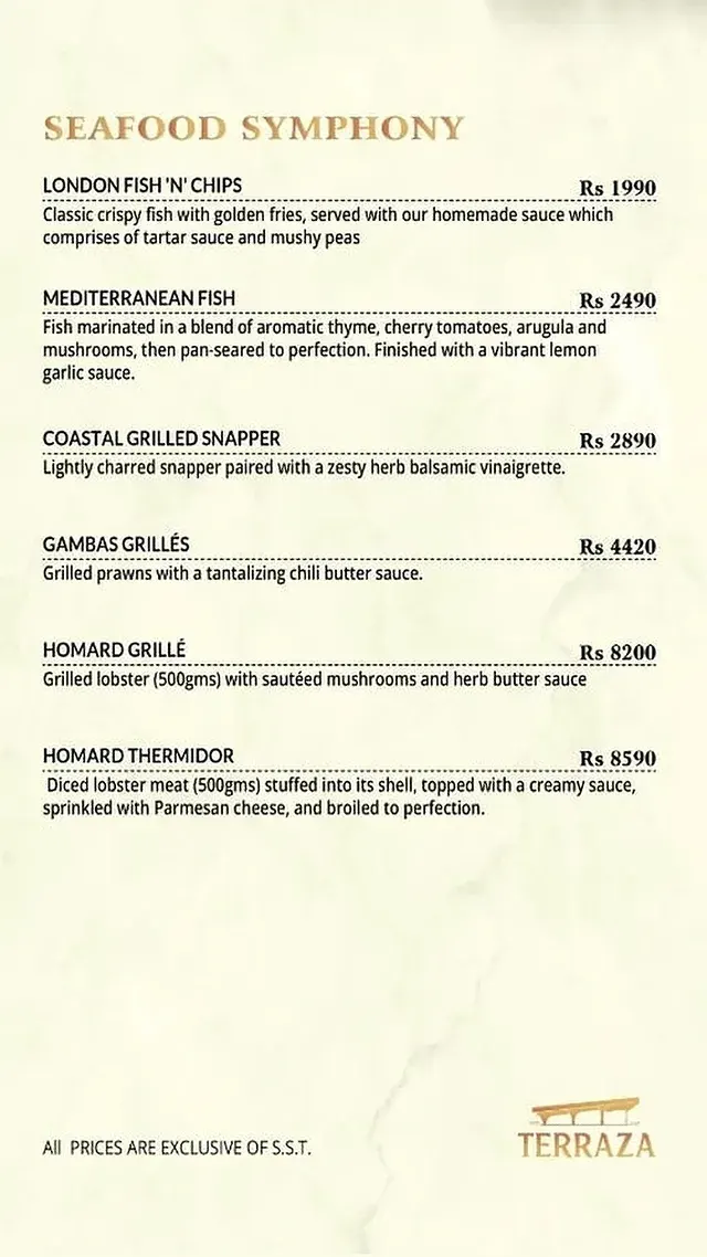 terraza menu, page 7