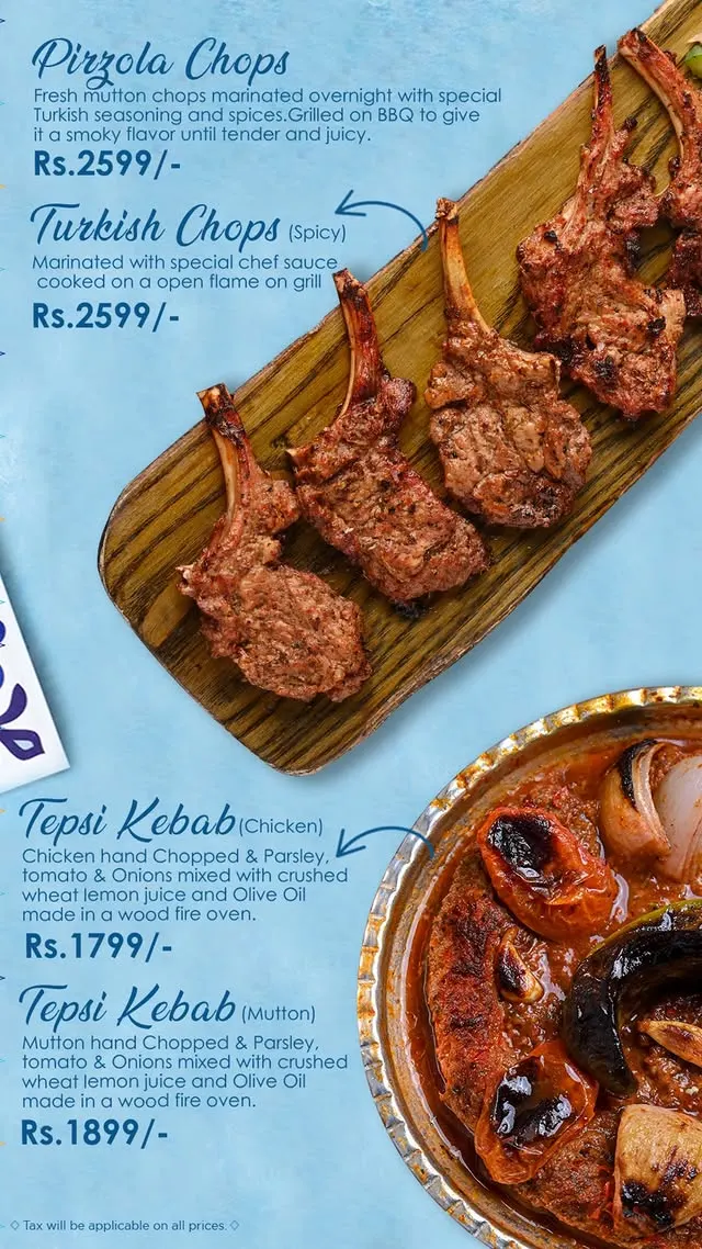 Zeytin menu, page 9