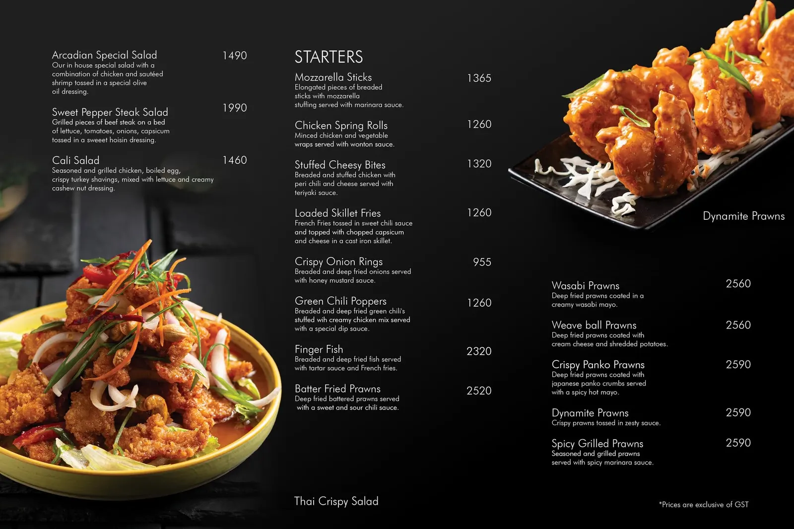 Arcadian Cafe Gulberg menu, page 2