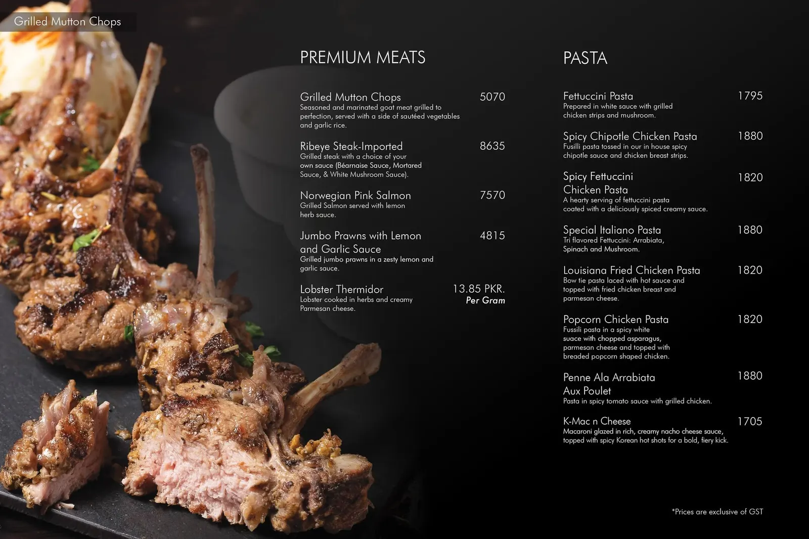Arcadian Cafe Gulberg menu, page 7