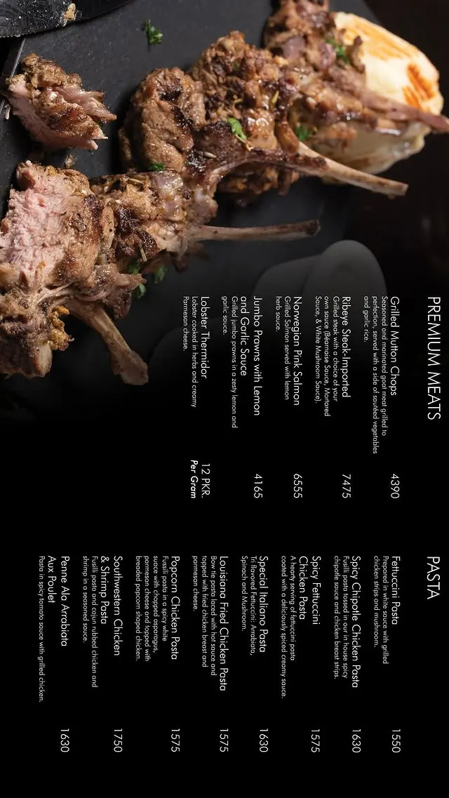 Arcadian Cafe Raya menu, page 6