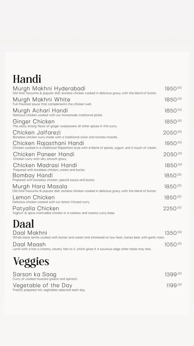 Bagh - Gold Crest Mall menu, page 6