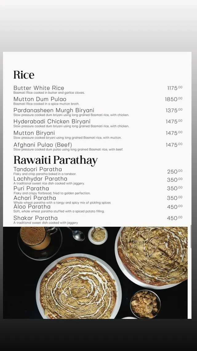 Bagh - Gold Crest Mall menu, page 7