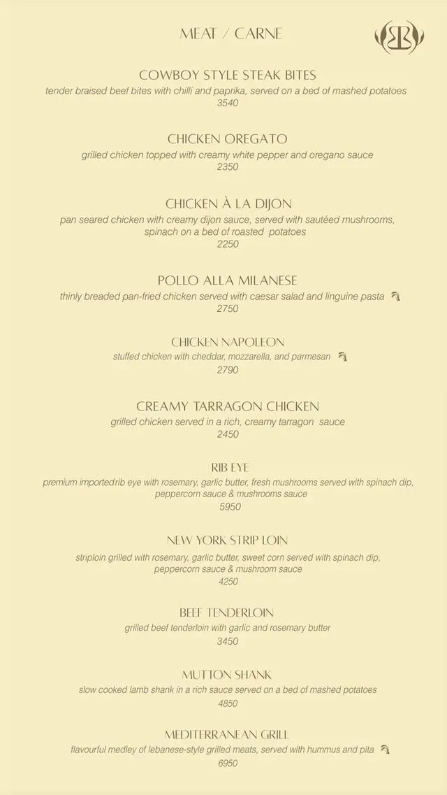 Basilico by Sara menu, page 6