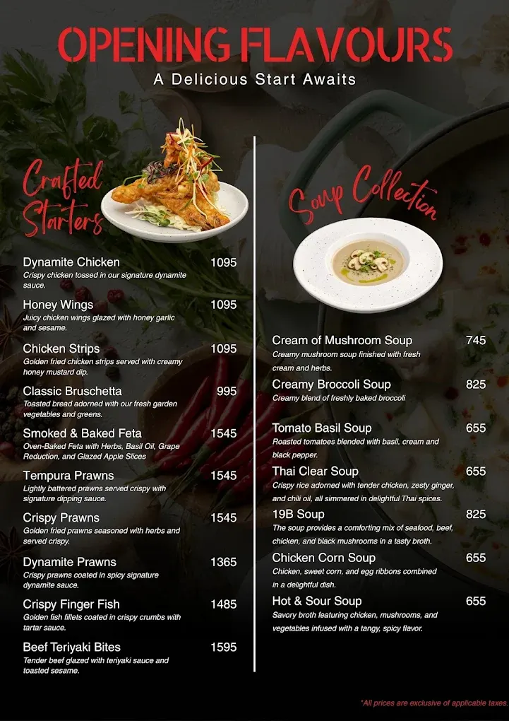 Boss Signature Dining menu, page 4