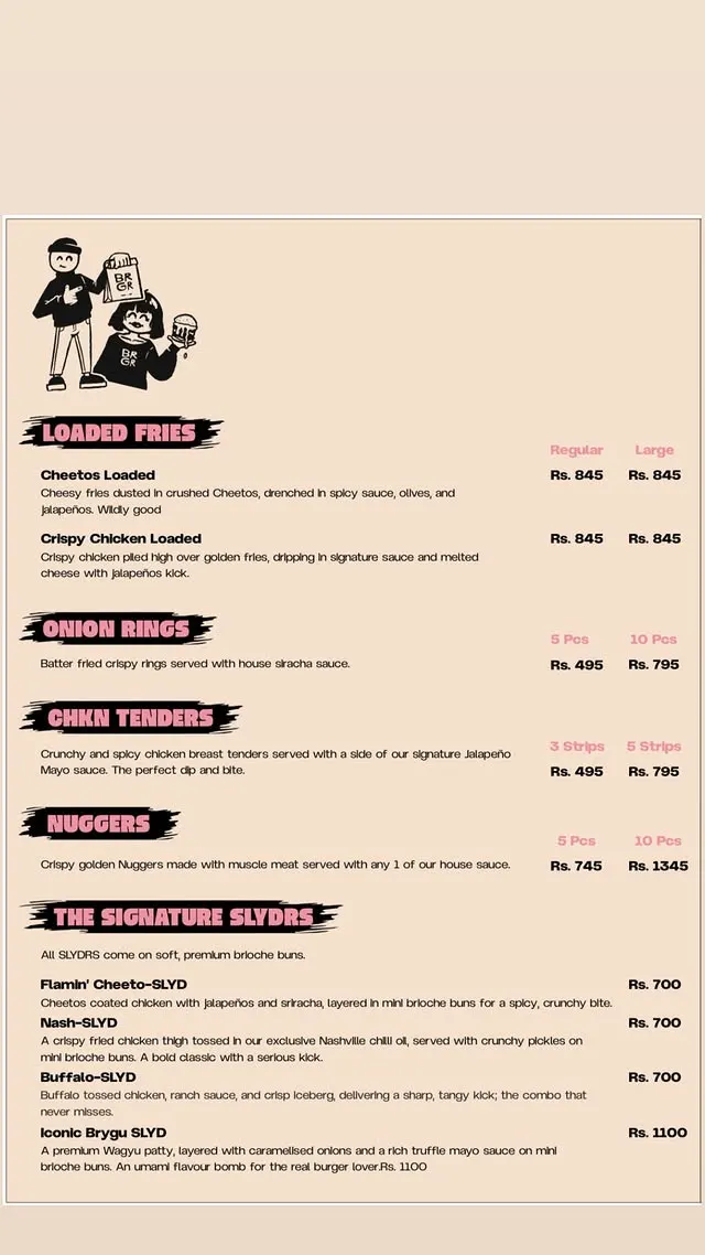 BRGR Askari 10 menu, page 1