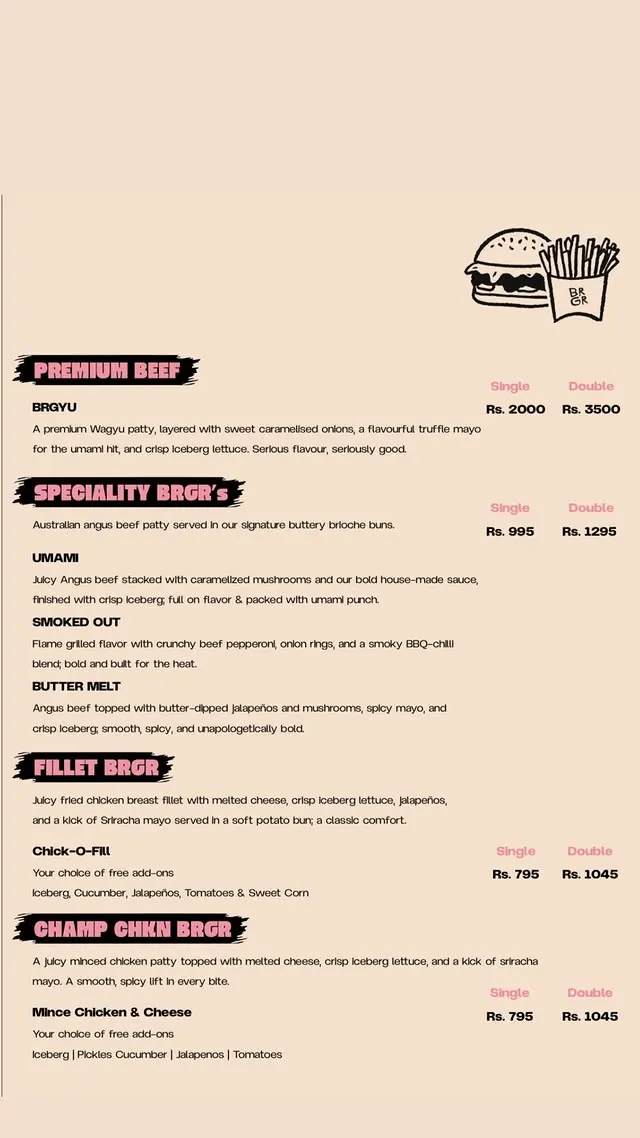 BRGR Askari 10 menu, page 3