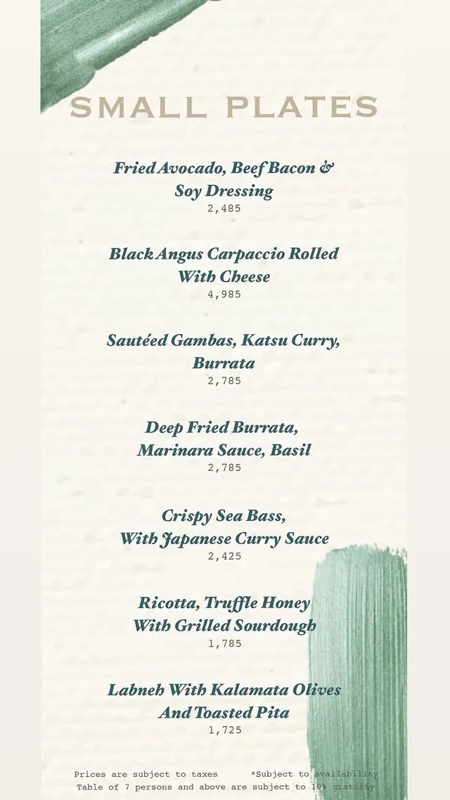 Cafe Aylanto DHA Phase 3 menu, page 8
