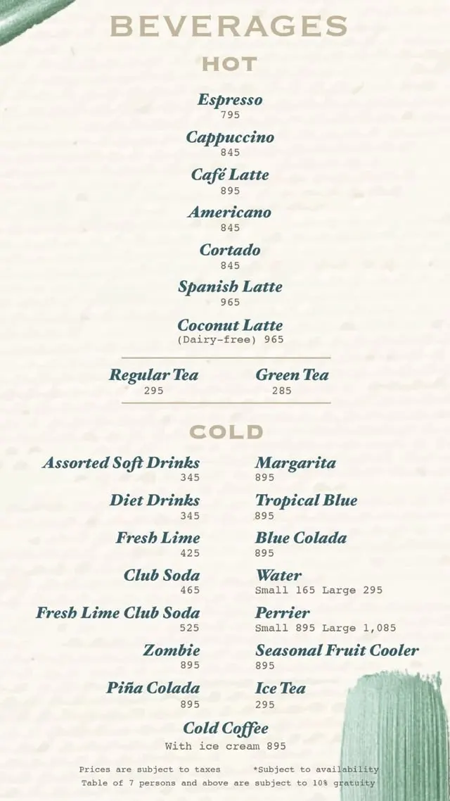 Cafe Aylanto Raya menu, page 9
