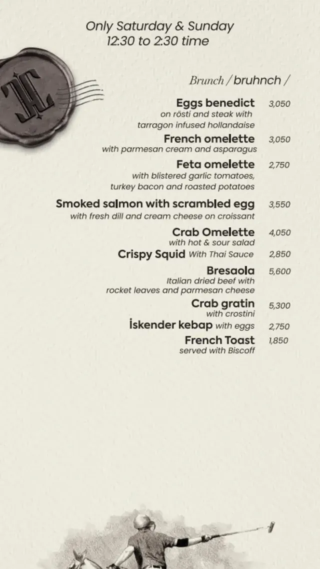 Caviar Club menu, page 7