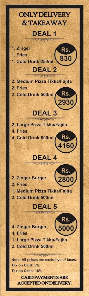 Eten - Canal Road menu, page 2