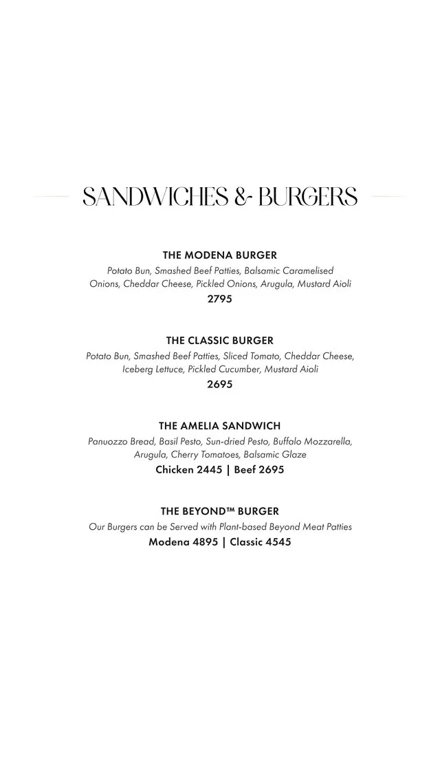 Fuoco Lahore menu, page 5