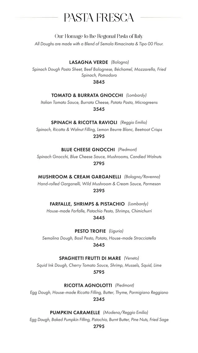 Fuoco Lahore menu, page 6