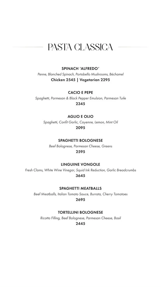 Fuoco Lahore menu, page 8