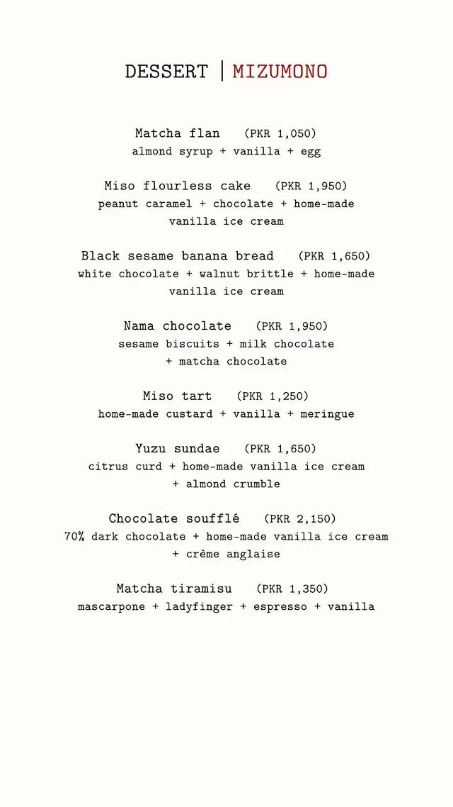Gaijin menu, page 7