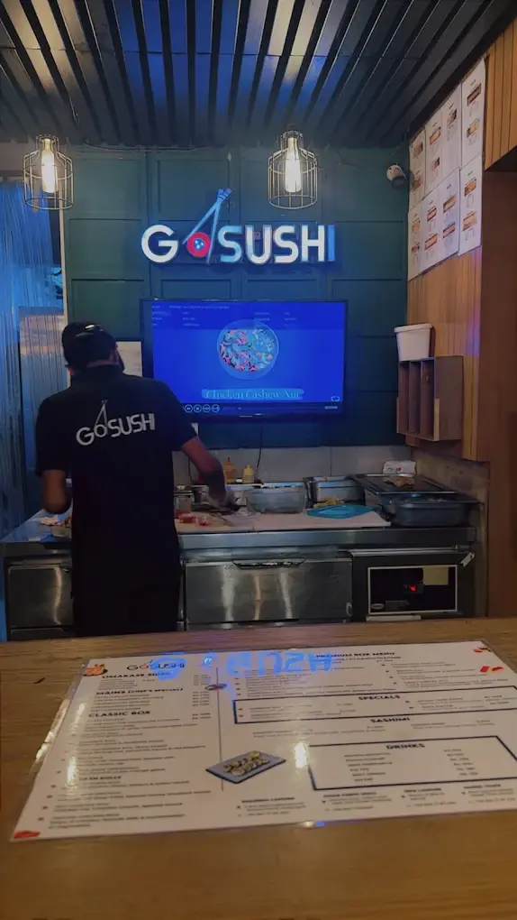Inside Go Sushi, Gulberg - Hussain Chowk