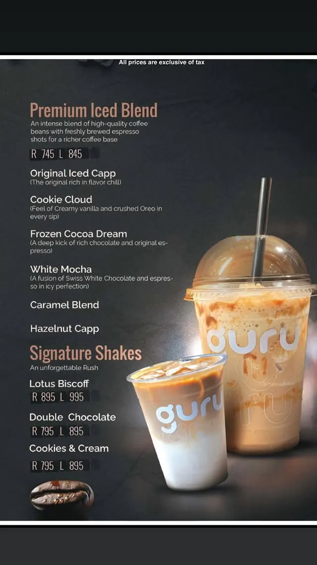 guru Model Town menu, page 10