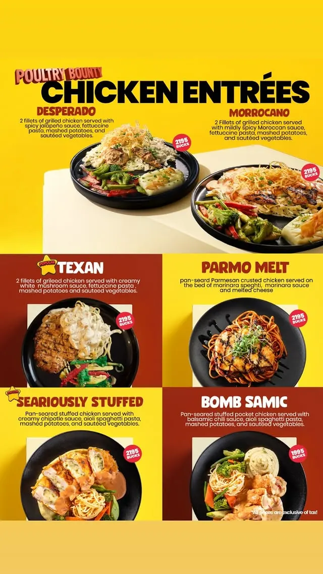 Howdy Model Town menu, page 9