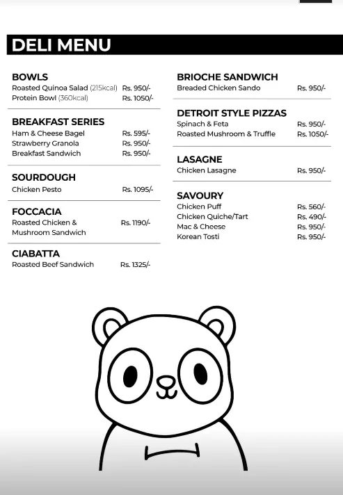 KAFI Gulberg menu, page 3