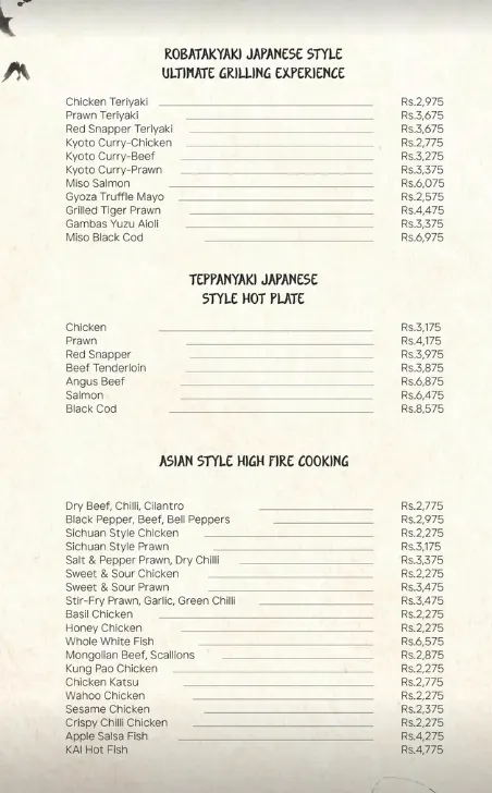 KAI menu, page 3