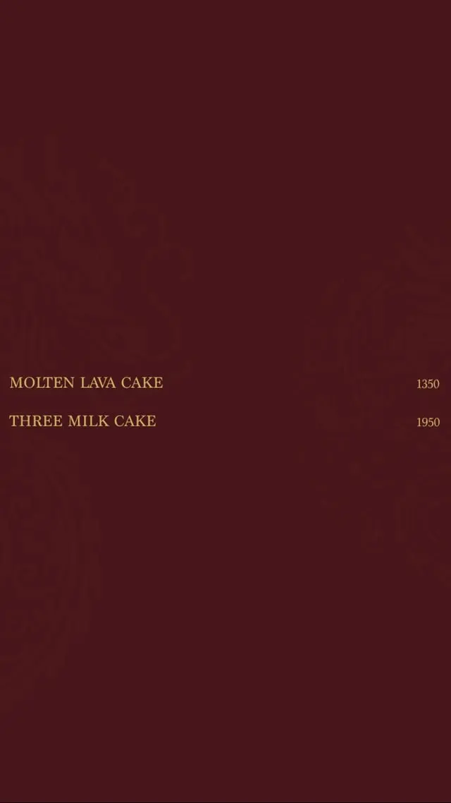 Kao Lahore menu, page 9
