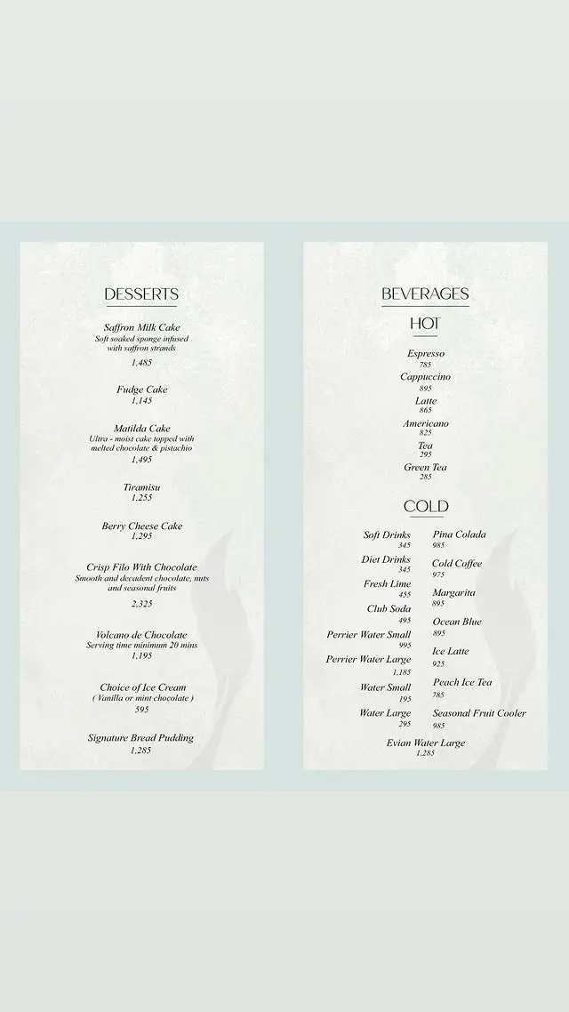 Koru Restaurant menu, page 8