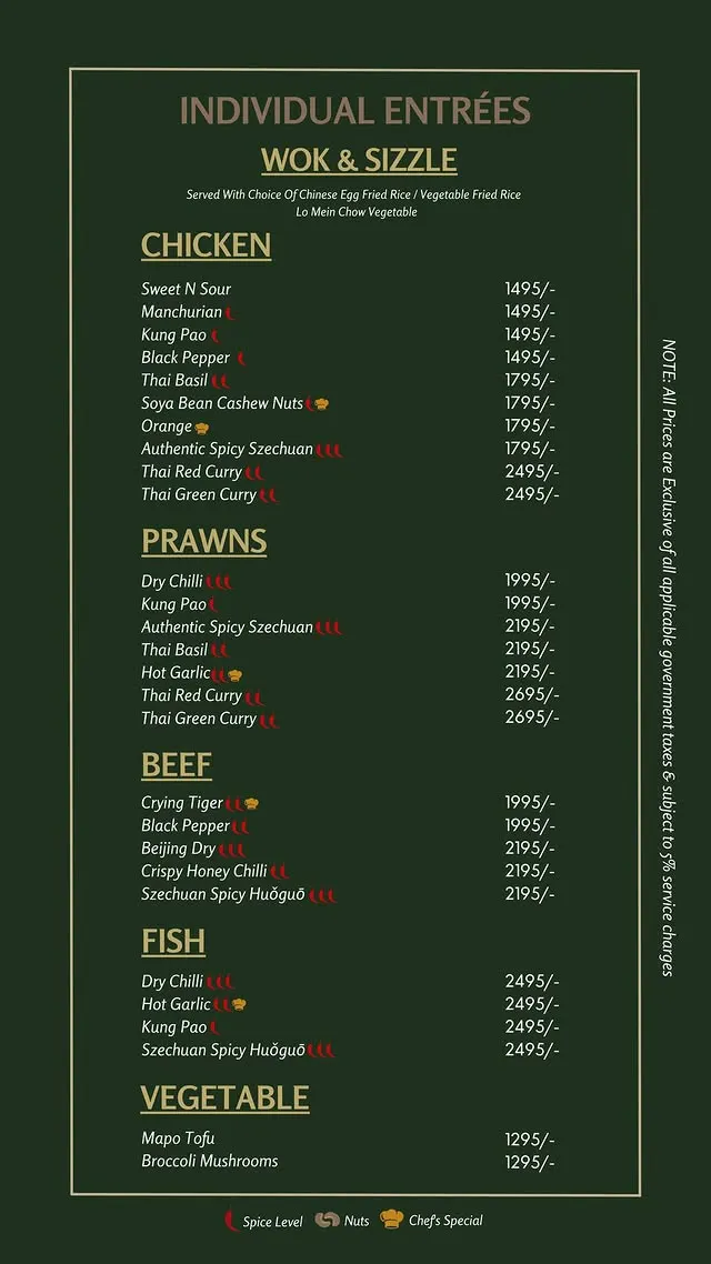 KYOTO menu, page 5