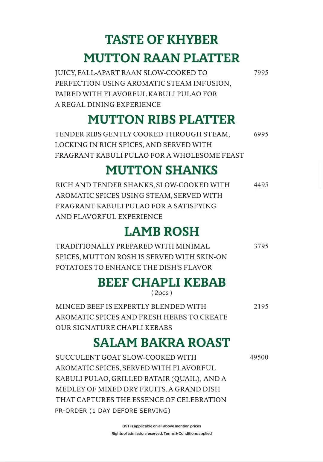 MASALAWALA by Qasar-e-Noor menu, page 3