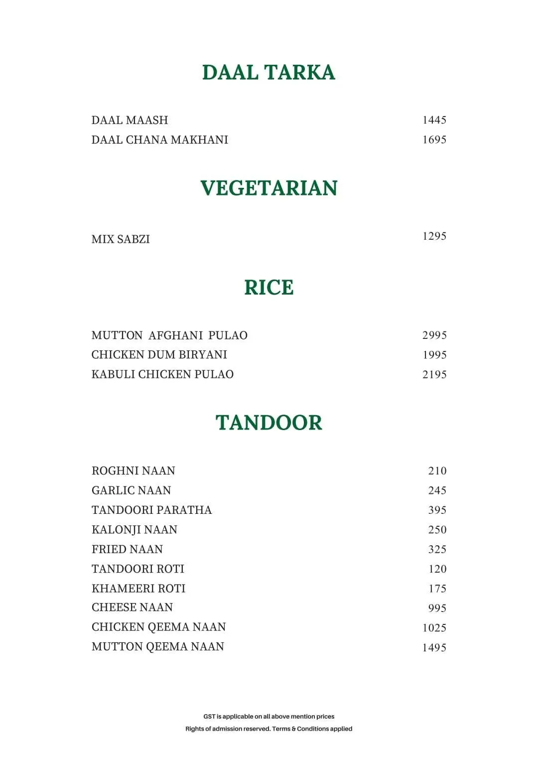MASALAWALA by Qasar-e-Noor menu, page 4
