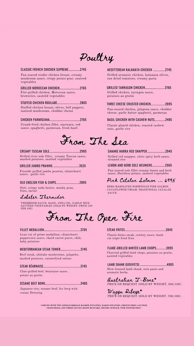 Meet Me In Paris Raya menu, page 2