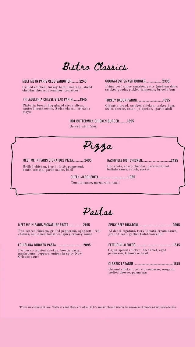 Meet Me In Paris Raya menu, page 3