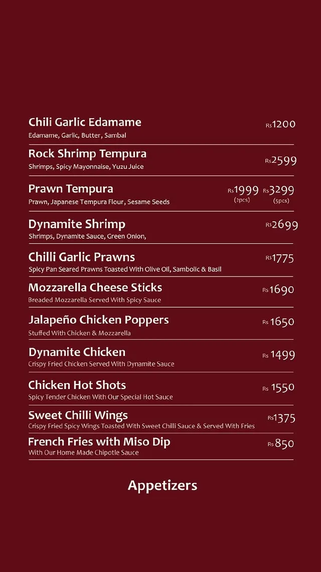 Miso Defence Raya menu, page 3