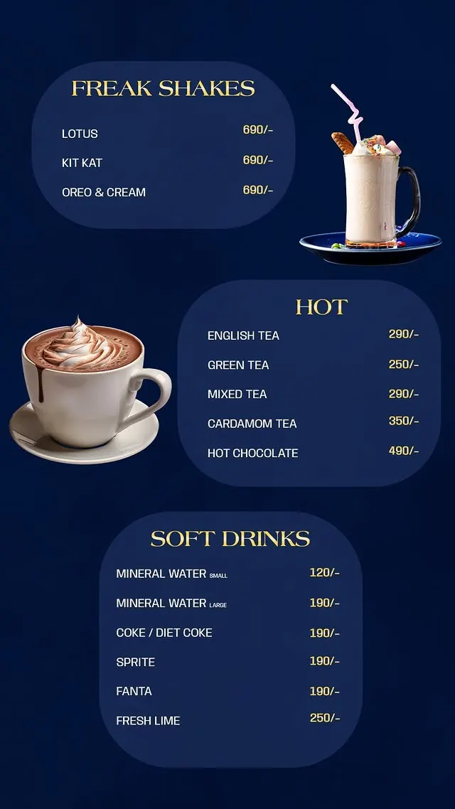 Monaco Bay menu, page 8